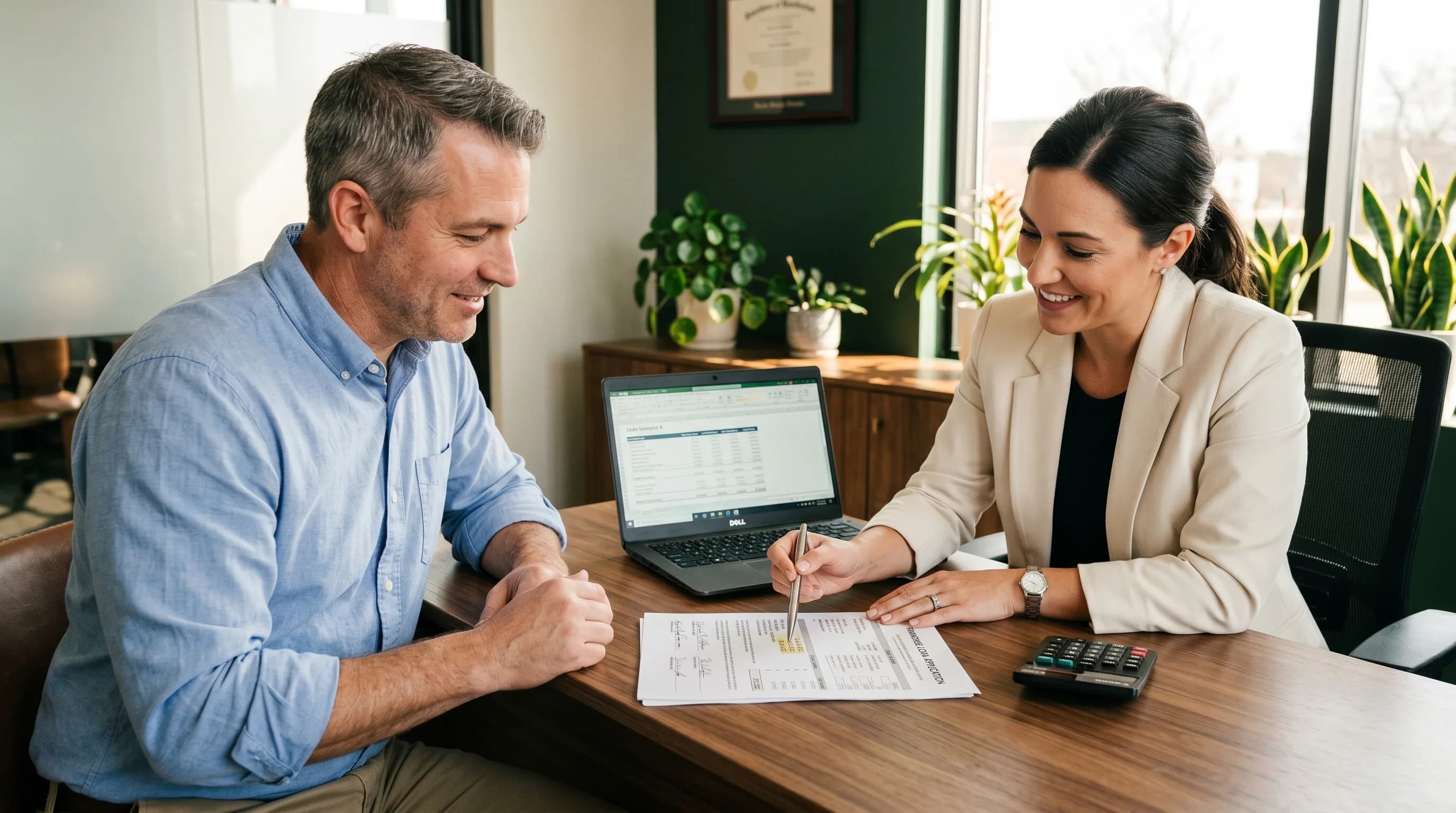 Side-by-side comparison of personal FICO score and FICO SBSS small business credit score used in SBA underwriting