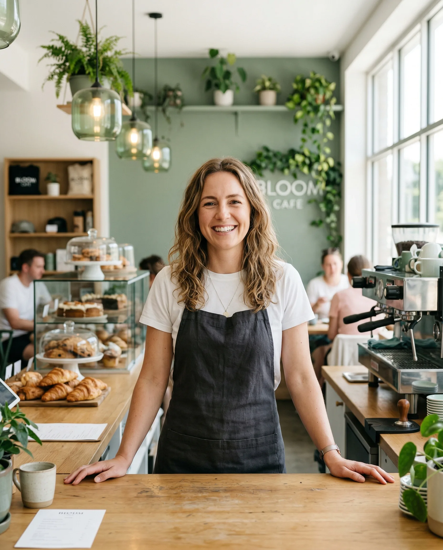 A successful franchise owner in her business